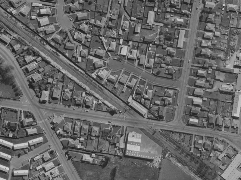11 Adams Place from the air, 1970-1974