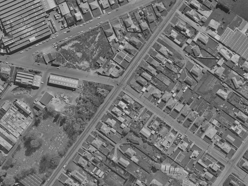 63 Rutherford Street from the air, 1970-1974