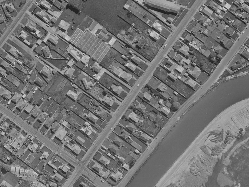 52 Bamford Street from the air, 1970-1974