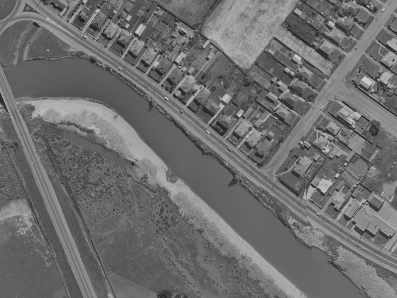 905 Ferry Road from the air, 1970-1974
