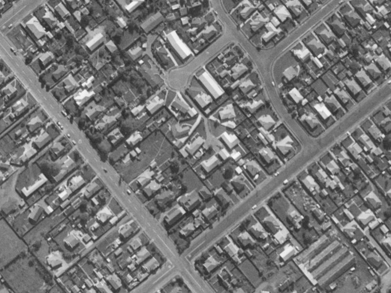 15 Dellow Place from the air, 1970-1974