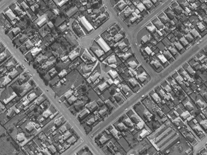 11 Dellow Place from the air, 1970-1974