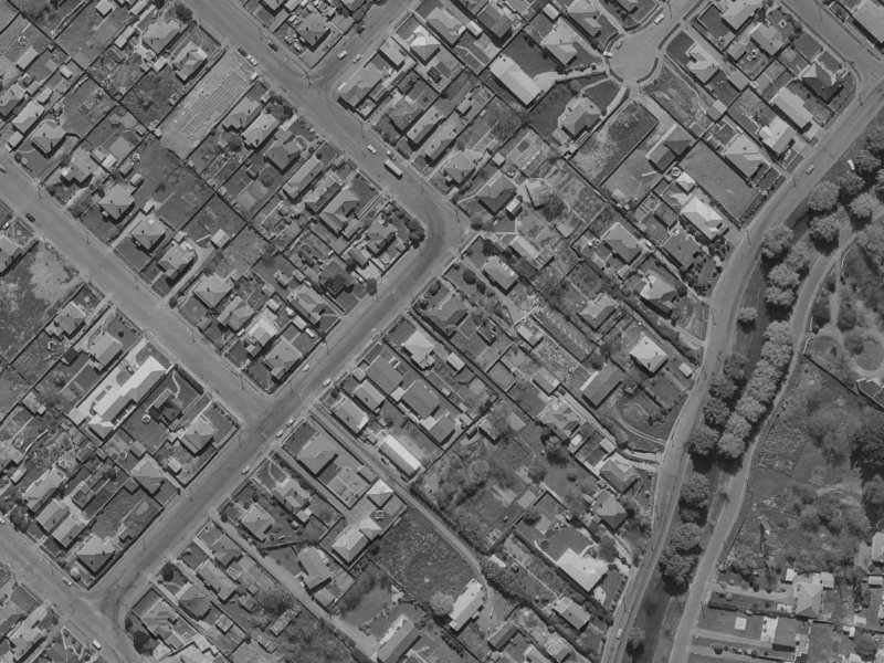 40 Croydon Street from the air, 1970-1974