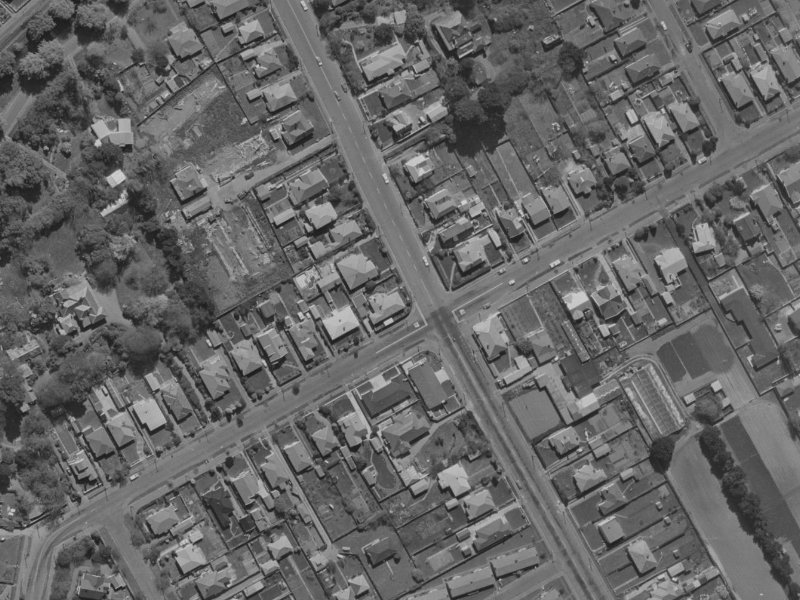 165 Wilsons Rd South from the air, 1970-1974