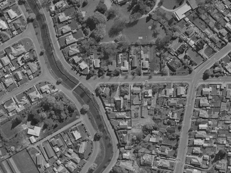 6 Ford Road from the air, 1970-1974