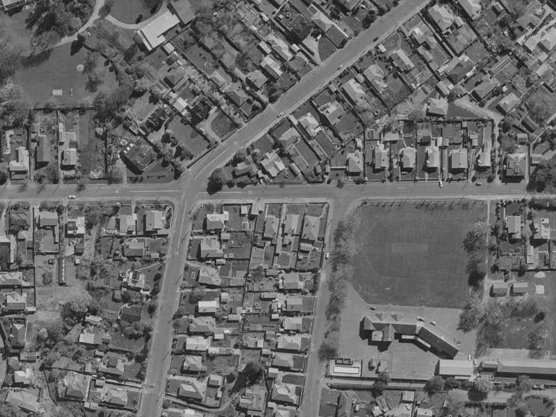 24 Ford Road from the air, 1970-1974