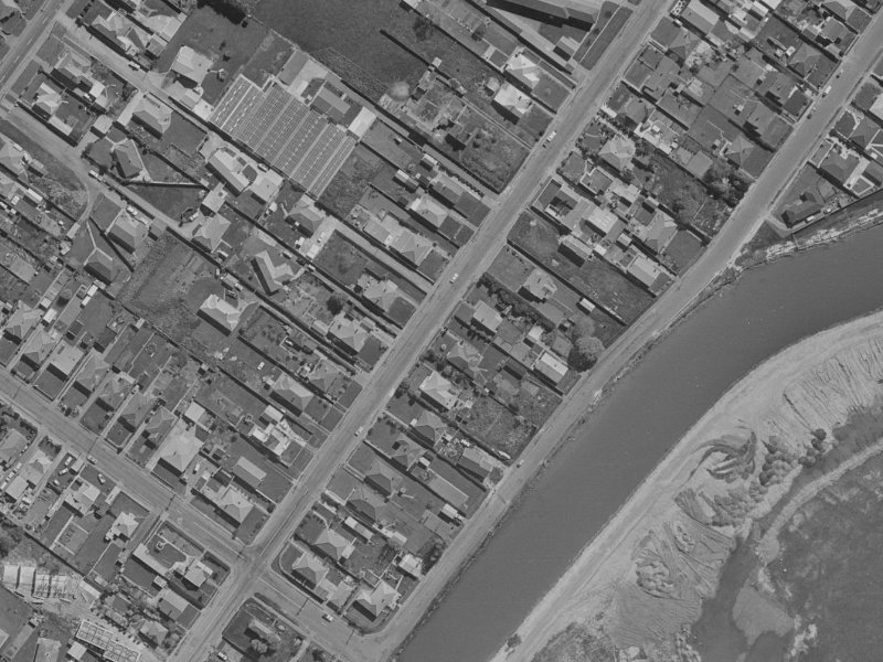51 Bamford Street from the air, 1970-1974