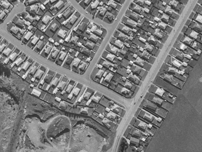 2 Blankney Street from the air, 1970-1974