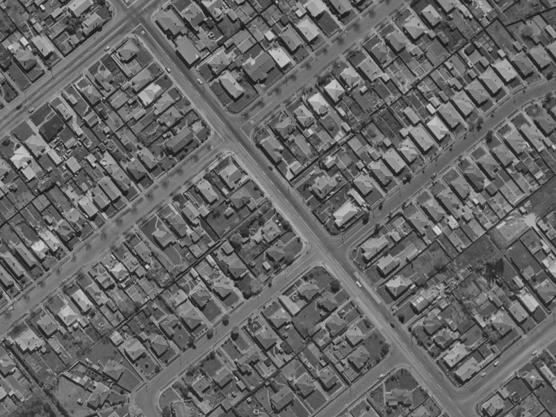 143 Selwyn Street from the air, 1970-1974