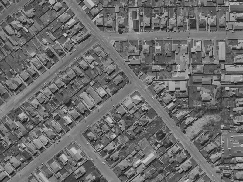 57 Dunn Street from the air, 1970-1974