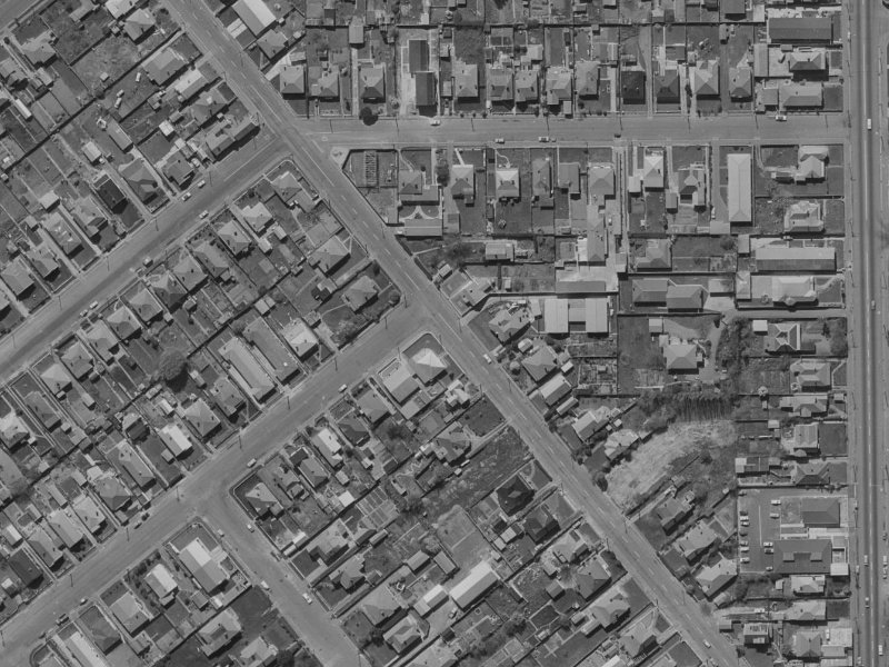 31 Strickland Street from the air, 1970-1974