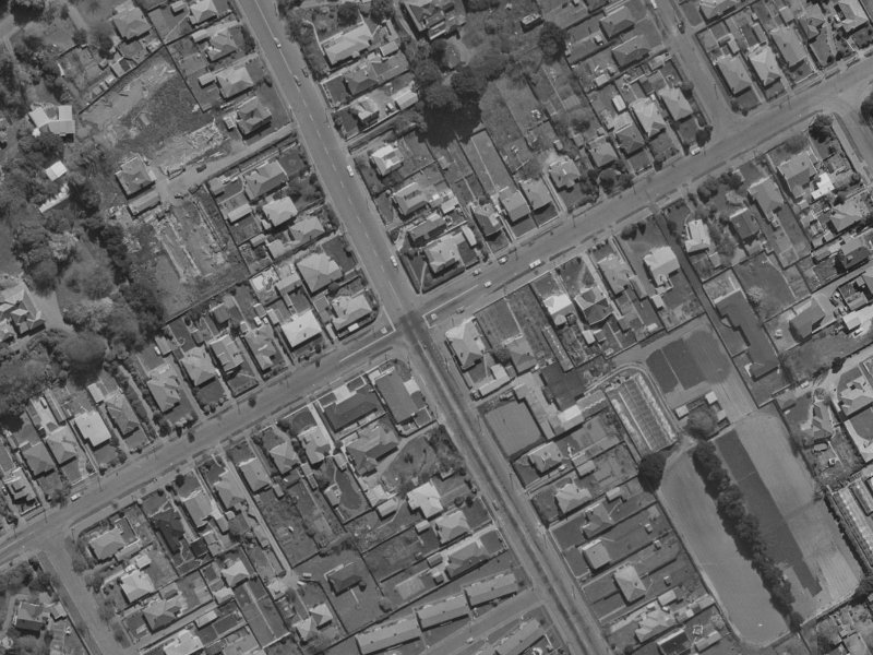 160 Wilsons Road from the air, 1970-1974