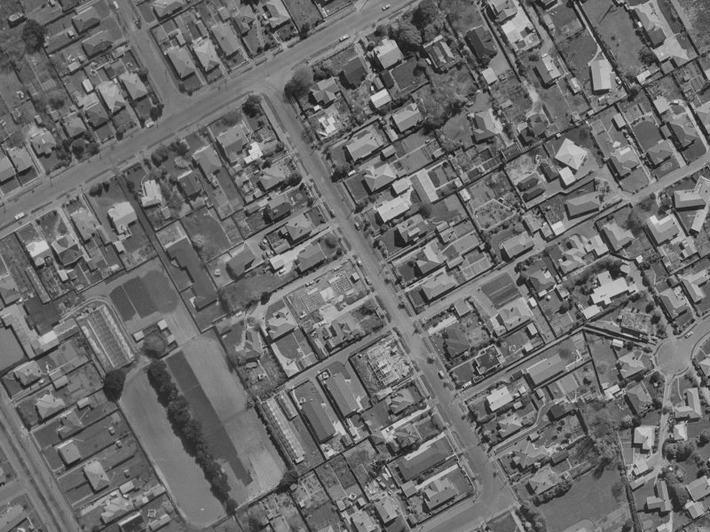 16 Prossers Road from the air, 1970-1974