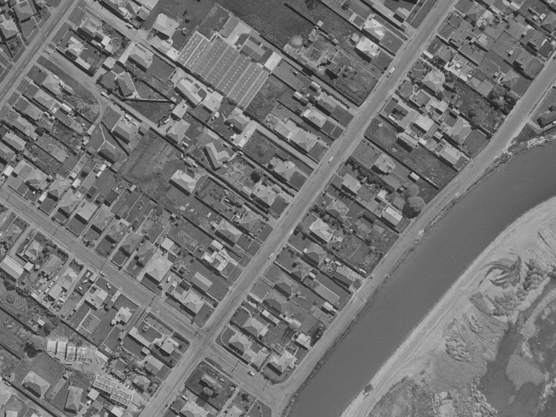 55 Bamford Street from the air, 1970-1974