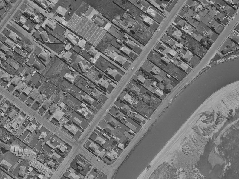 54 Bamford Street from the air, 1970-1974