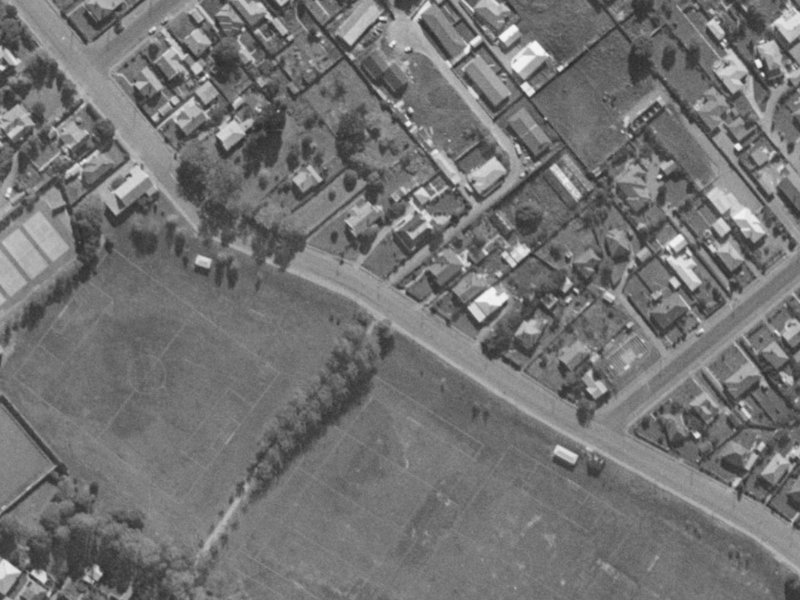 Domain Terrace from the air, 1970-1974