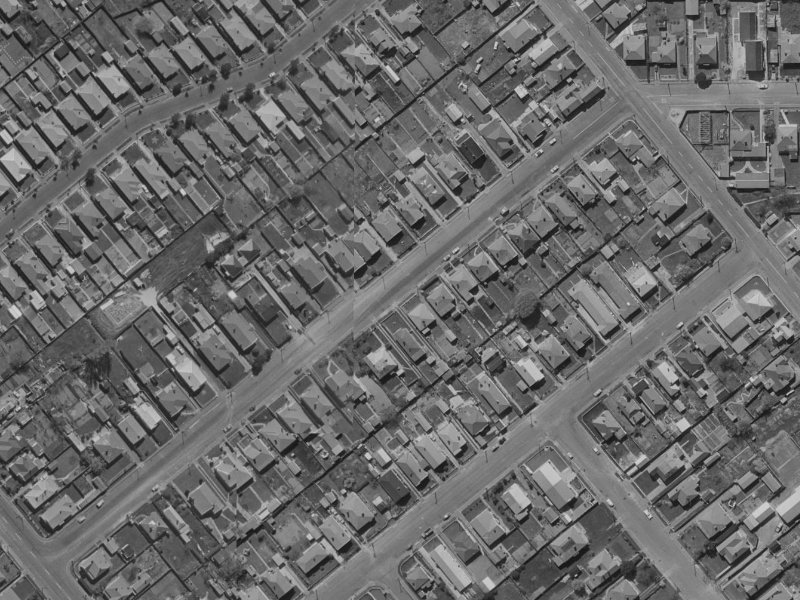 36 Leitch Street from the air, 1970-1974