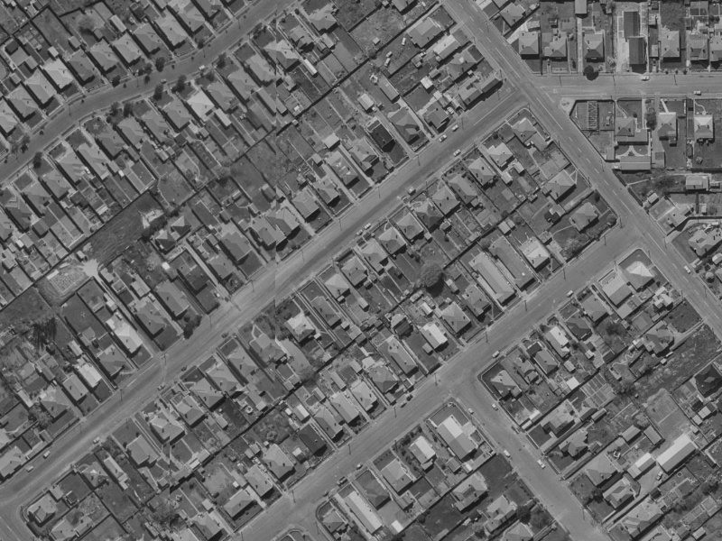 38 Leitch Street from the air, 1970-1974