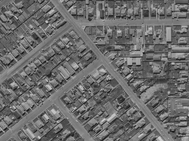 48 Dunn Street from the air, 1970-1974