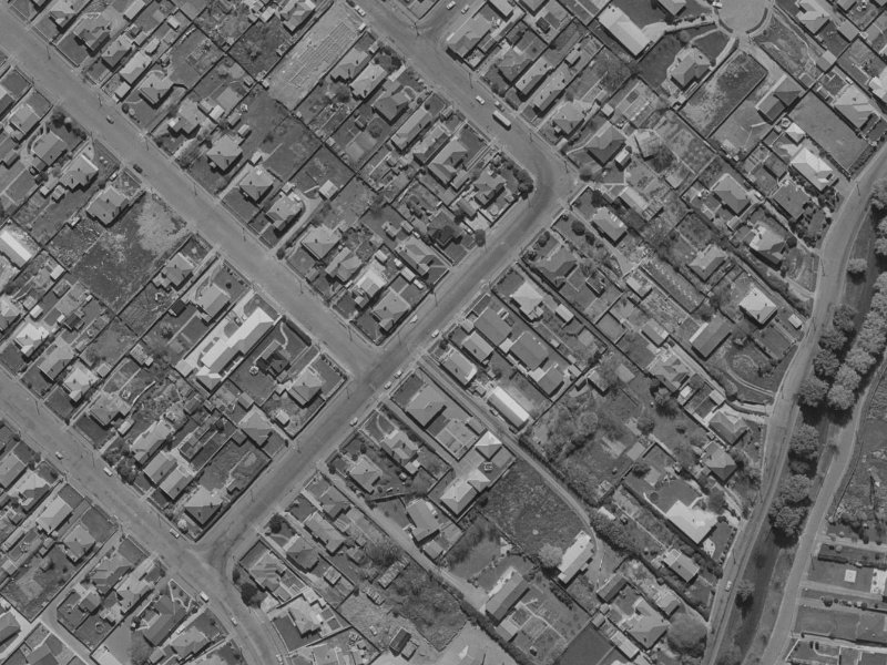 32 Croydon Street from the air, 1970-1974