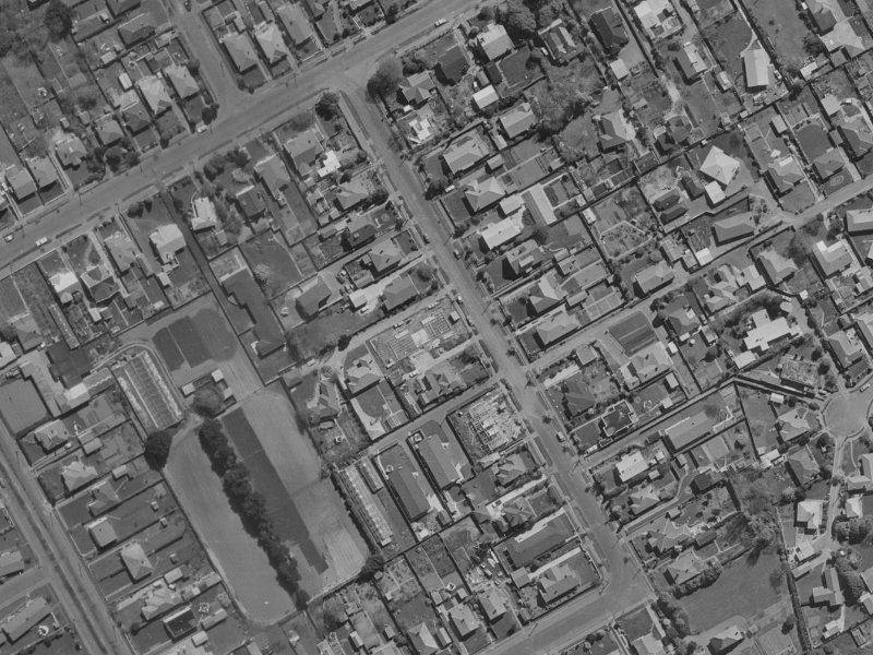 18 Prossers Road from the air, 1970-1974