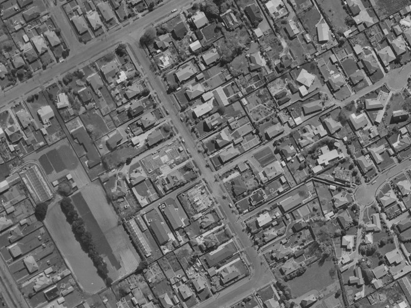 Prossers Road from the air, 1970-1974