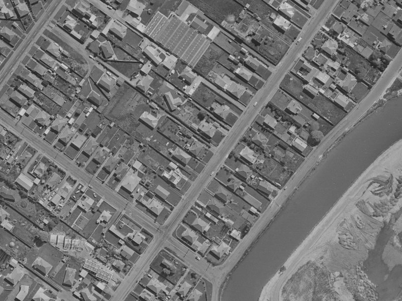 60 Bamford Street from the air, 1970-1974