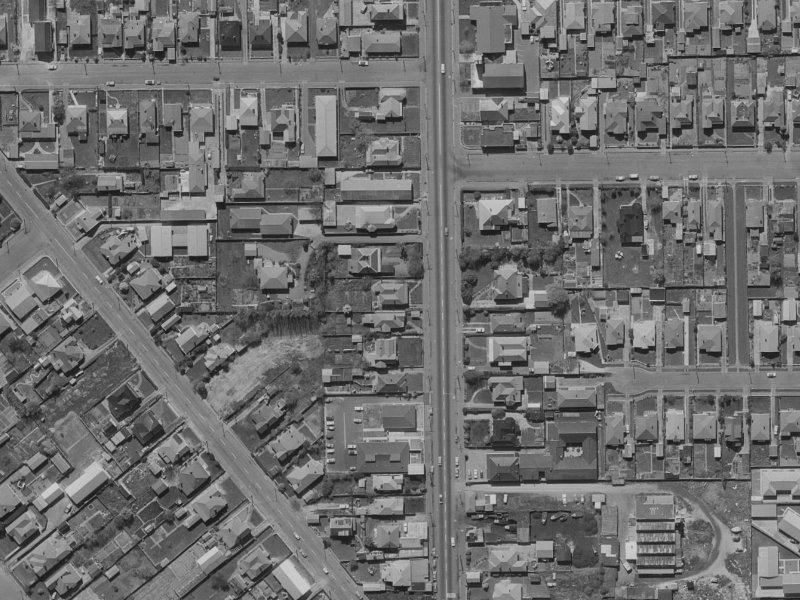175A Colombo Street from the air, 1970-1974