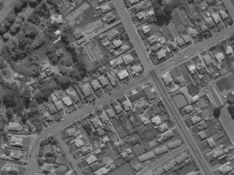 81 Saint Martins Road from the air, 1970-1974