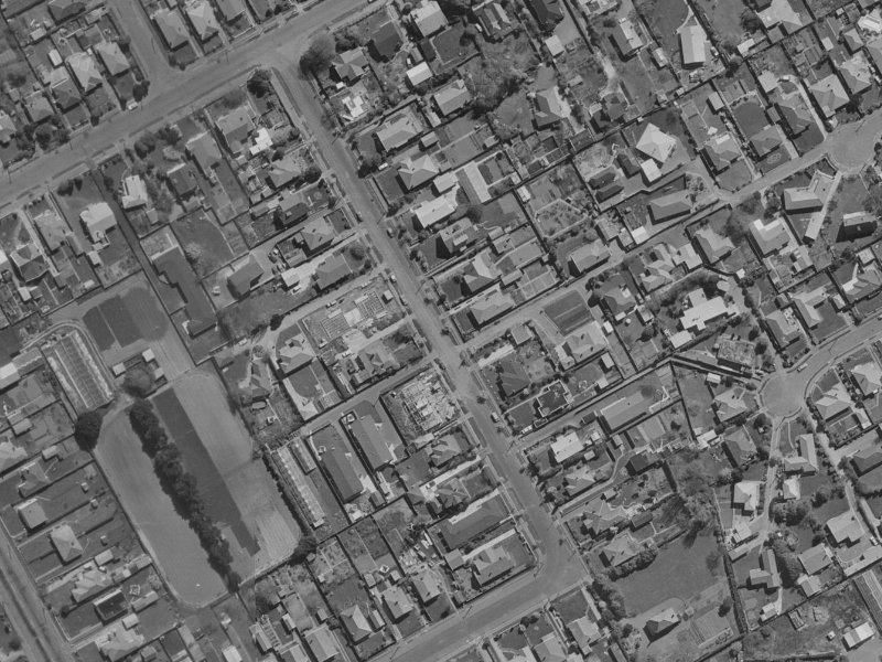 25 Prossers Road from the air, 1970-1974