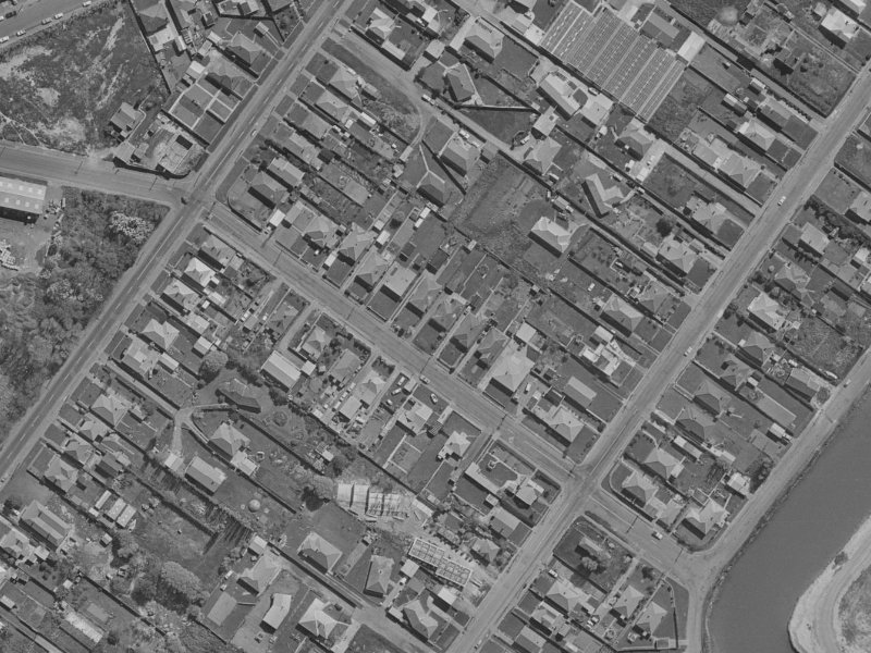 71 Barton Street from the air, 1970-1974