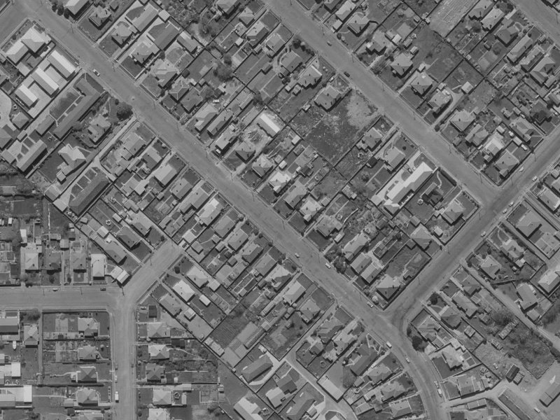 137 Southampton Street from the air, 1970-1974