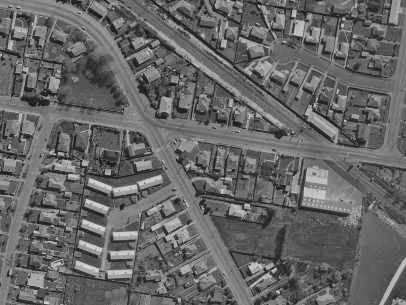 97 Garlands Road from the air, 1970-1974