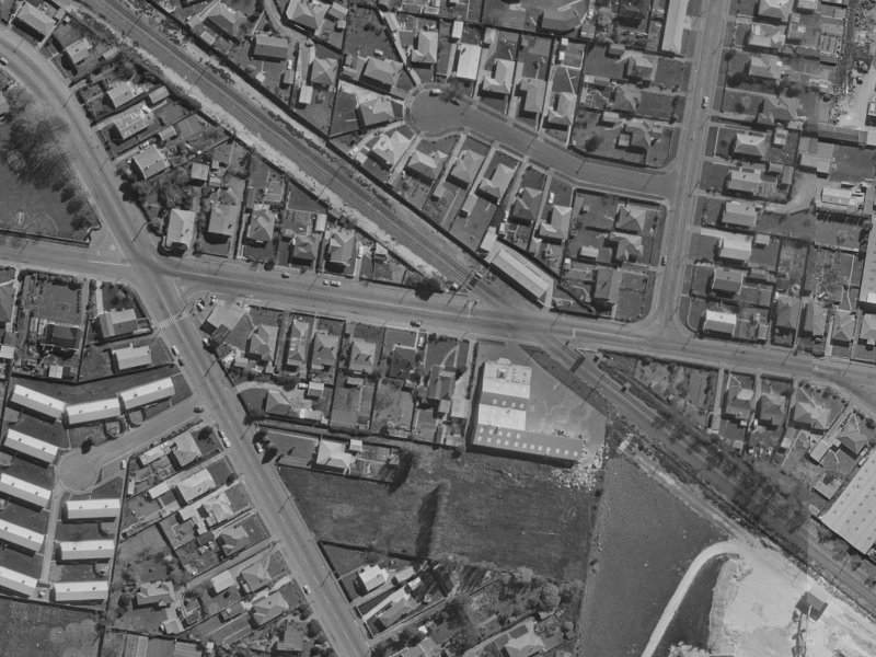 91 Garlands Road from the air, 1970-1974