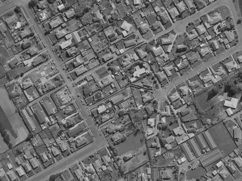 29A Prossers Road from the air, 1970-1974