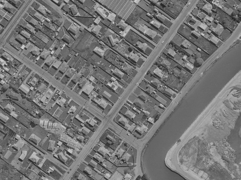 66 Bamford Street from the air, 1970-1974