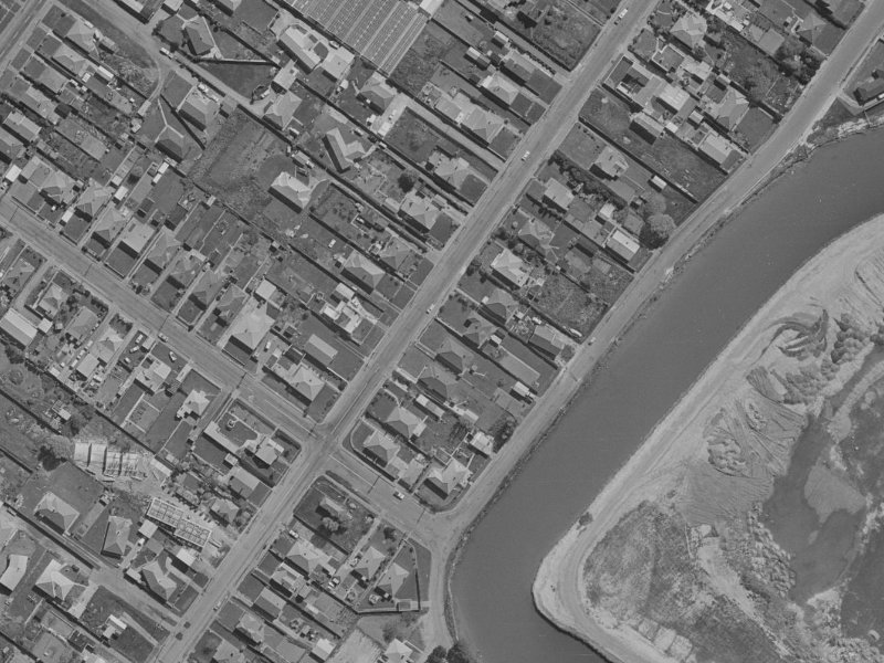 59 Bamford Street from the air, 1970-1974