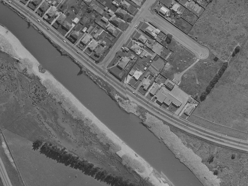 919 Ferry Road from the air, 1970-1974