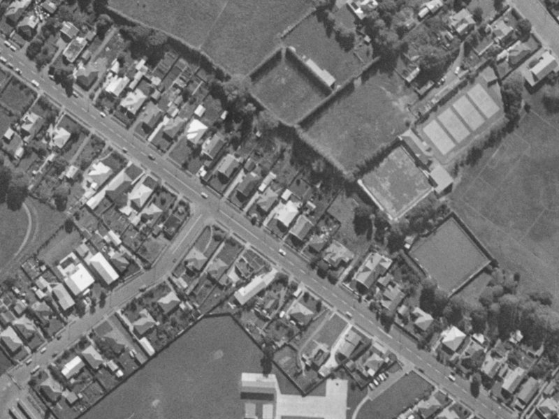 33 Hoon Hay Road from the air, 1970-1974