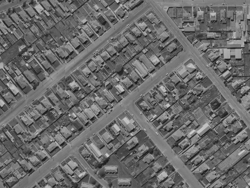 39 Dunn Street from the air, 1970-1974