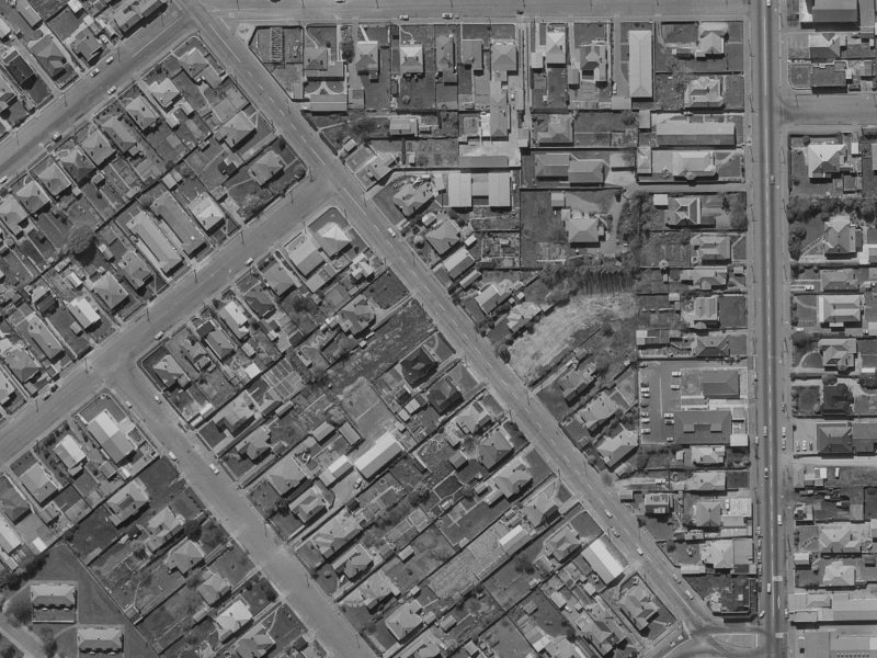 23 Strickland Street from the air, 1970-1974
