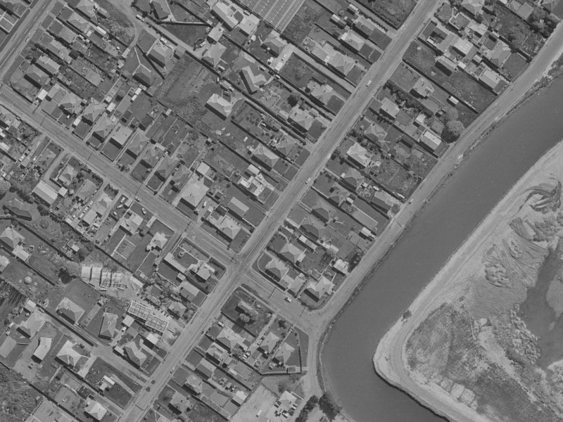 61 Bamford Street from the air, 1970-1974
