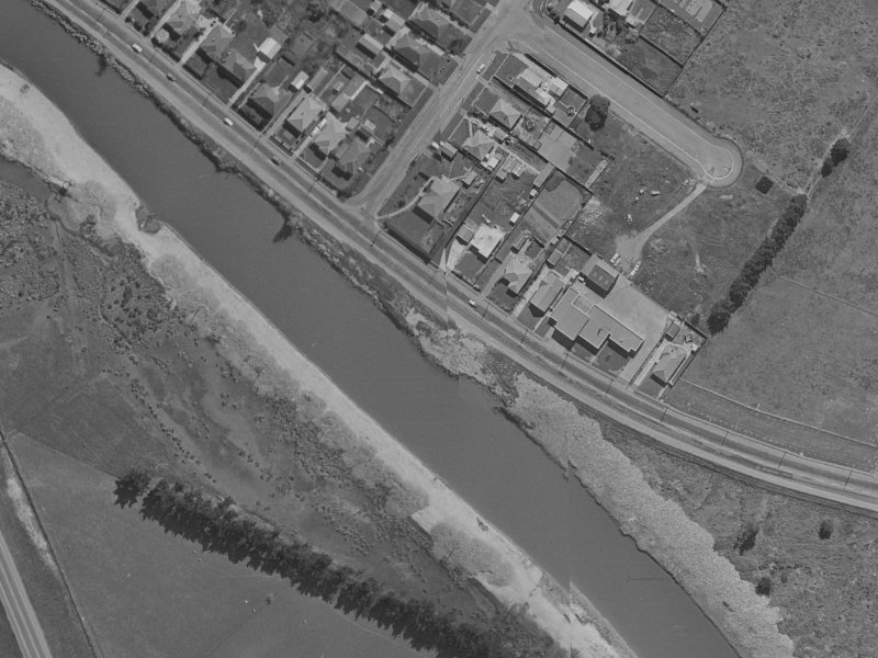 921B Ferry Road from the air, 1970-1974