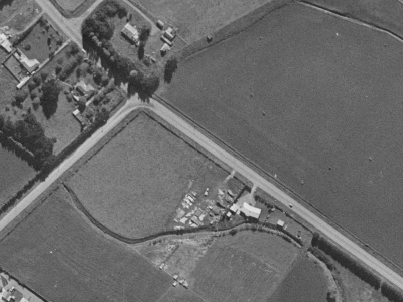 82 Awatea Road from the air, 1970-1974