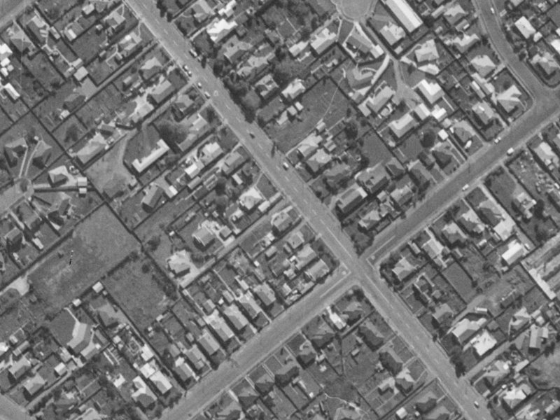 243B Lyttelton Street from the air, 1970-1974
