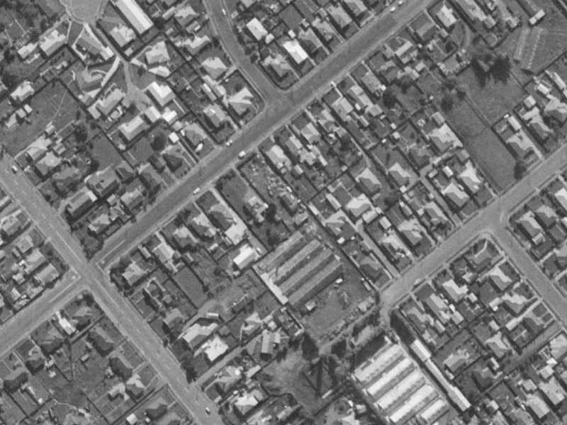 Clent Lane from the air, 1970-1974