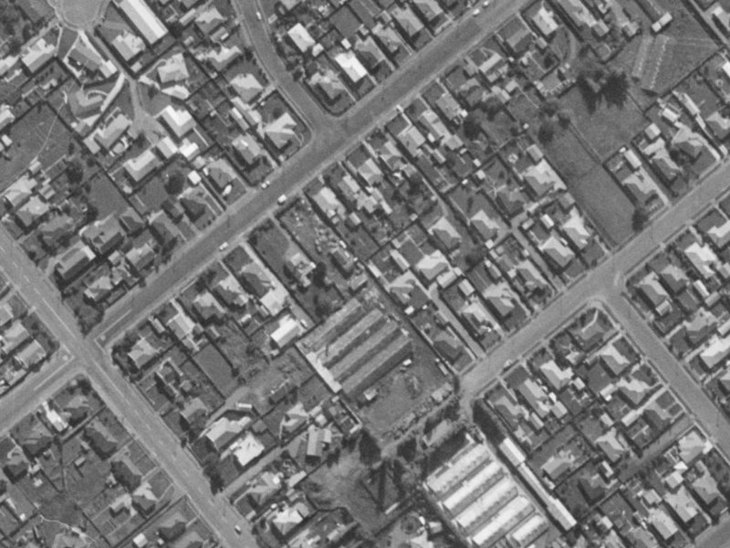 10 Clent Lane from the air, 1970-1974