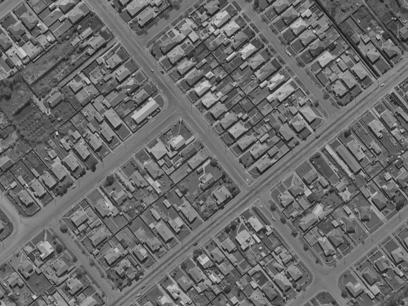 15 Simeon Street from the air, 1970-1974
