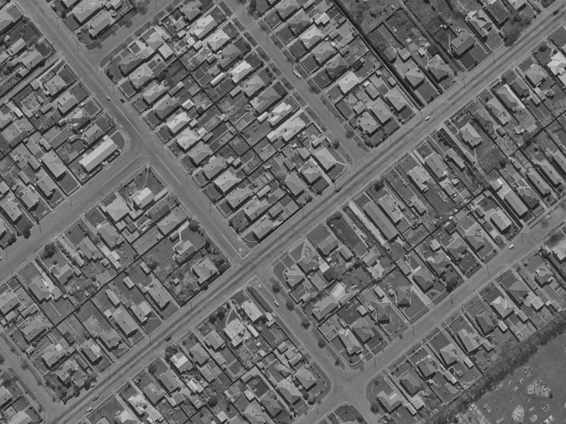 59 Milton Street from the air, 1970-1974