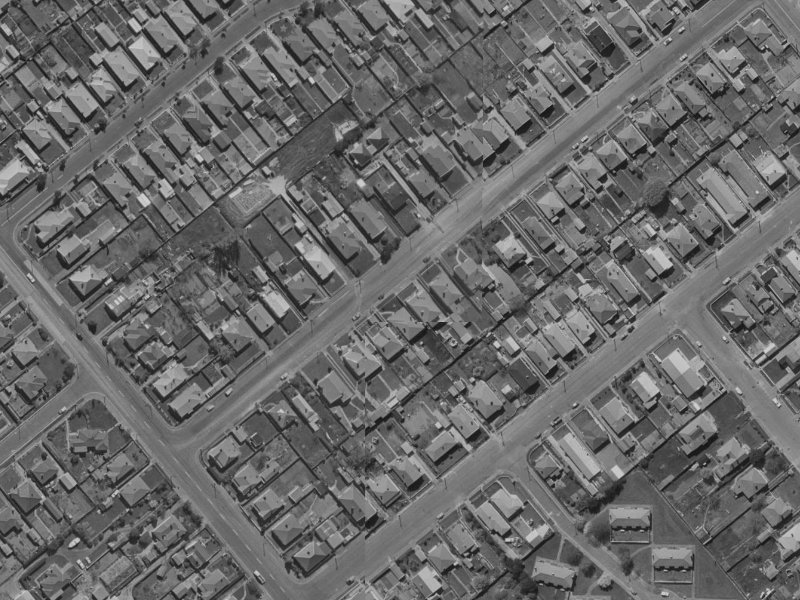 24 Leitch Street from the air, 1970-1974